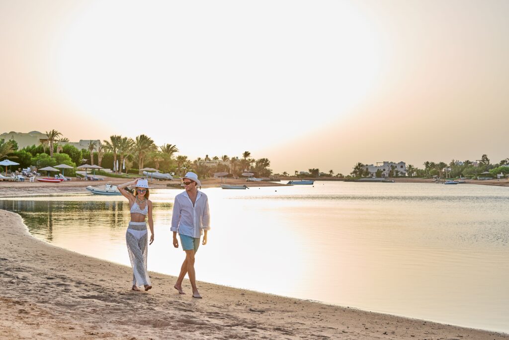 A magnificent sunrise in El Gouna