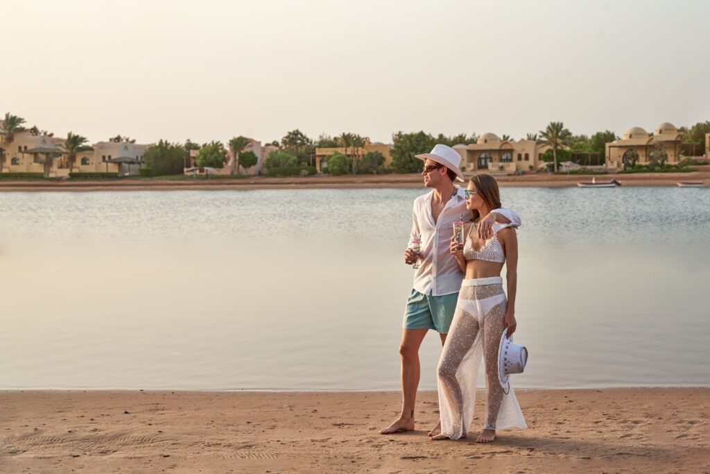 A magnificent sunrise in El Gouna