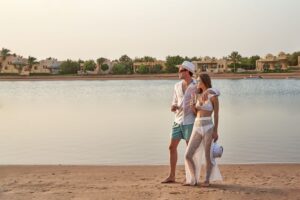 A magnificent sunrise in El Gouna